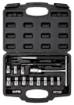 Milling cutters for cleaning injector seats, set 17 pcs
