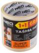 Transparent packing tape 48 mm x 40 m, 1+1 set
