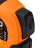 Super Black retractable steel tape measure 5 m x 19 mm, auto lock, two stop buttons, magnet