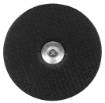 Rubber disc 125 mm, stiff