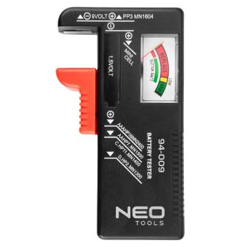 Battery and rechargeable battery tester