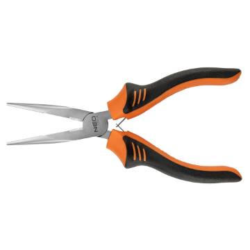 Straight elongated pliers 180 mm