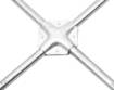 Cross wheel wrench 24 x 27 x 32 mm x 3/4"