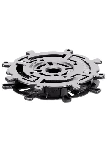 Adjustable pedestal SPIRAL 17-30 mm for outdoor raised flooring for decking with DAD