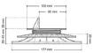 Adjustable pedestalSTANDARD 30-45 mmfor outdoor  raised flooring for decking with AD