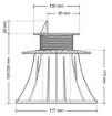 Adjustable pedestal STANDARD 10-220 mm for outdoor raised flooring for decking with AD