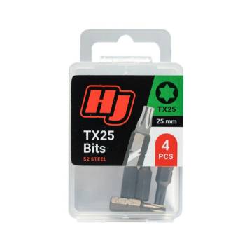 Bit TX25x25mm, (4/pc)