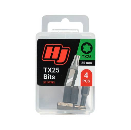 Bit TX25x25mm, (4/pc)