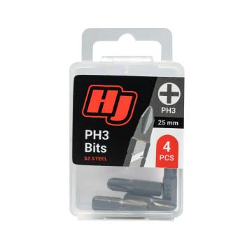 Bit PH3x25mm, (4/pc)