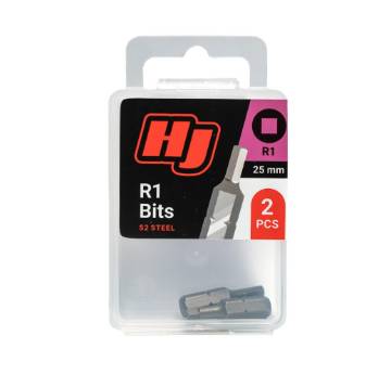 Bit Robertson R1x25mm, (2/pc), Square 1/4"
