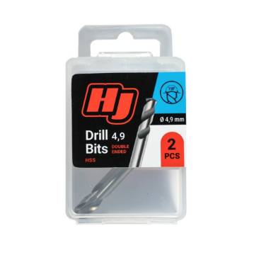 Double ended drill bit/HSS 4,9mm, (2/pc)