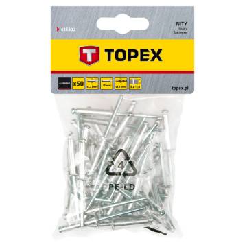 Aluminum rivets, 3,2 x 10mm - 50 pcs