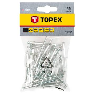 Aluminum rivets, 4,0 x 10mm - 50 pcs
