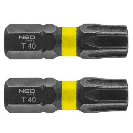 Impact bits TX40 x 25 mm, 2 pcs.