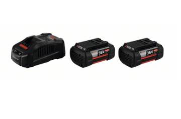 36V battery charging set (2x GBA 6.0Ah battery + GAL 3680 quick charger)