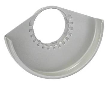 Protective cover without cover plate with coded screw closure for angle grinders 125 mm