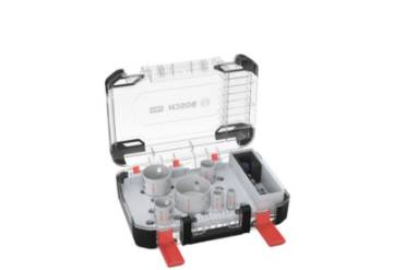 PRO Multi Material PC Plus hole saw set 19-83mm 9-piece