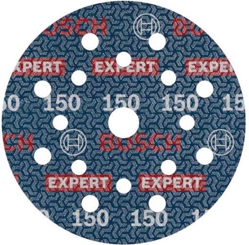 EXPERT sanding disc O780 with film backing, 125 mm, grit 150 (50 pcs)