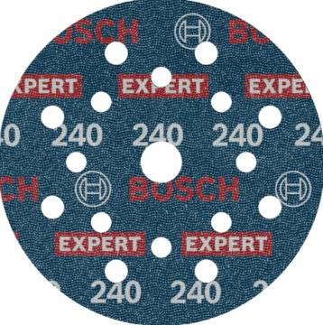 EXPERT sanding disc O780 with film backing, 125 mm, grit 240
