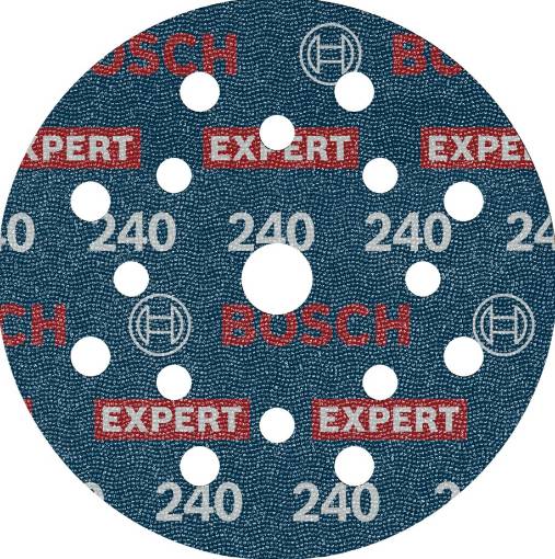 EXPERT sanding disc O780 with film backing, 125 mm, grit 240