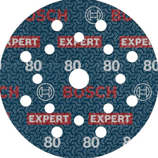 EXPERT sanding disc O780 with film backing, 125 mm, grit 80