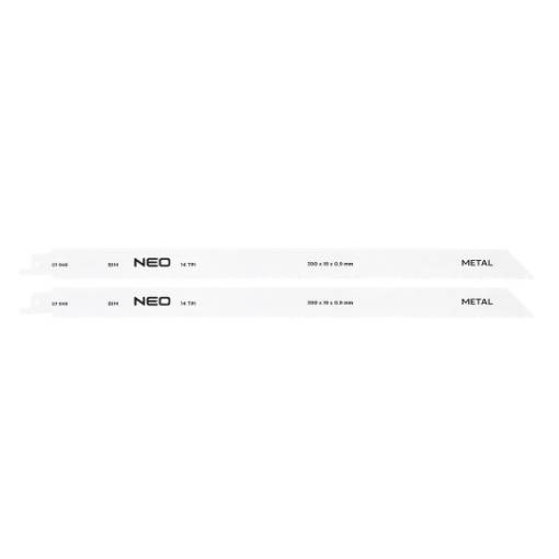 Sabre saw blades 300 x 19 x 0.9 mm, 14TPI, cpl. 2 pcs.