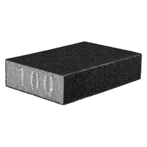 Abrasive sponge 70 x 25 x 100 mm, K100