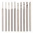 Drill set for mini grinder, 10 pcs.