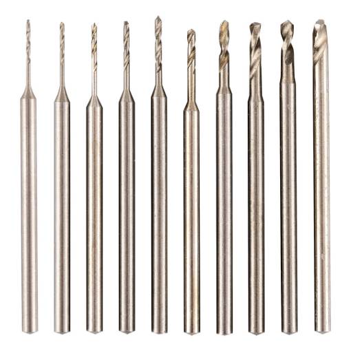 Drill set for mini grinder, 10 pcs.