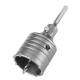 Forked hole saw 65 mm with HEX adapter and pilot drill bit