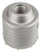 Forked hole saw 65 mm with HEX adapter and pilot drill bit