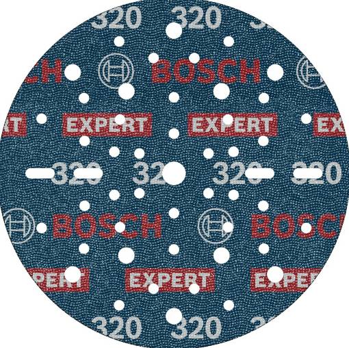 EXPERT sanding disc O780 with film backing, 150 mm, grit 320 (50 pcs)