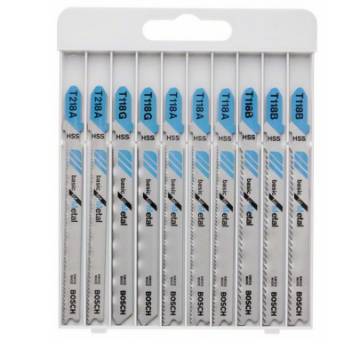 Jigsaw blade set Basic for Metal in cassette 10-piece