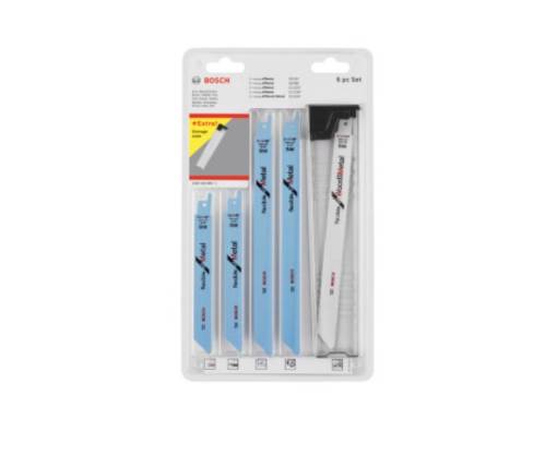 Reciprocating saw blade set Wood and Metal 6-piece