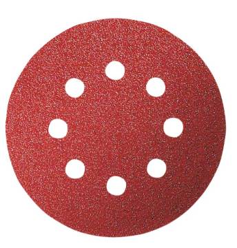 Lihvpaber puidule C430, D=125mm, K180, takjakinnitusega, 5 tk/pakk
