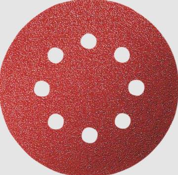 Lihvpaber puidule C430, D=125mm, K80, takjakinnitusega, 5 tk/pakk