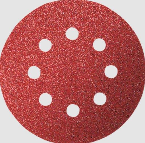 Lihvpaber puidule C430, D=125mm, K80, takjakinnitusega, 5 tk/pakk