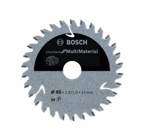 Circular saw blade Standard for Multi Material for cordless saws 85 x 15 x 1.5/1.0 mm, 30T