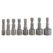 Set of screwdriver sockets 5/6/7/8/9/10/11/13 mm, Hex, 8 pcs.