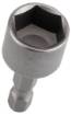 Set of screwdriver sockets 5/6/7/8/9/10/11/13 mm, Hex, 8 pcs.