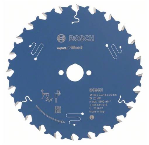Ketassaetera EXPERT Wood, 160×2,2/1,6×20 mm, T24