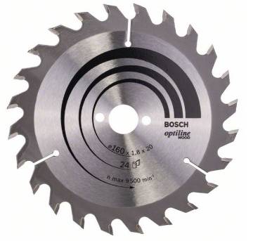 Puidusae ketas PRO Wood Circular, 160×1,8×20 mm, T24