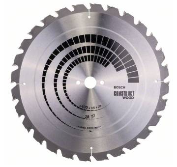 Puidusae ketas PRO Construct Wood, 400×3,5×30mm