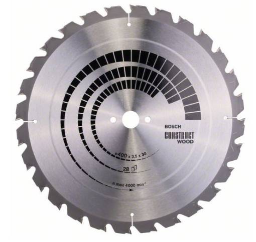 Puidusae ketas PRO Construct Wood, 400×3,5×30mm