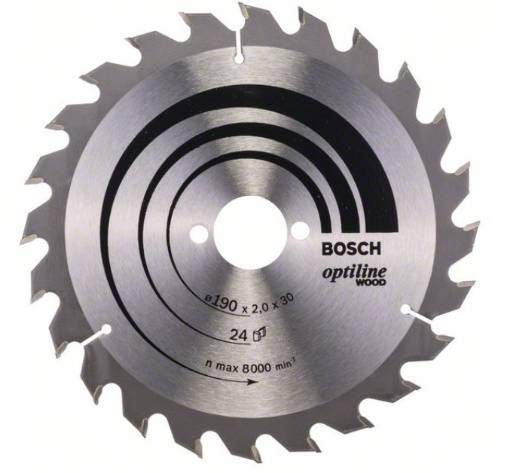 Puidusae ketas PRO Wood Circular, 190×2×30 mm, T24