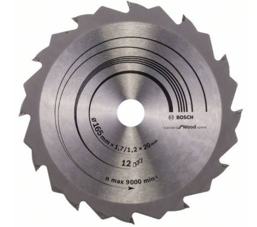 Saeketas 165x20/16mm Speedline Wood