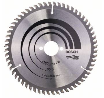 Puidusae ketas PRO Wood Circular, 190×2,6×30mm, T60