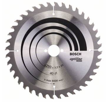 Puidusae ketas PRO Wood Circular, 250×3,2×30mm, T40