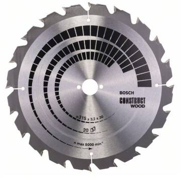 Puidusae ketas PRO Construct Wood, 315×3,2×30mm