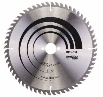 Puidusae ketas PRO Wood Circular, 250×3,2×30mm, T60